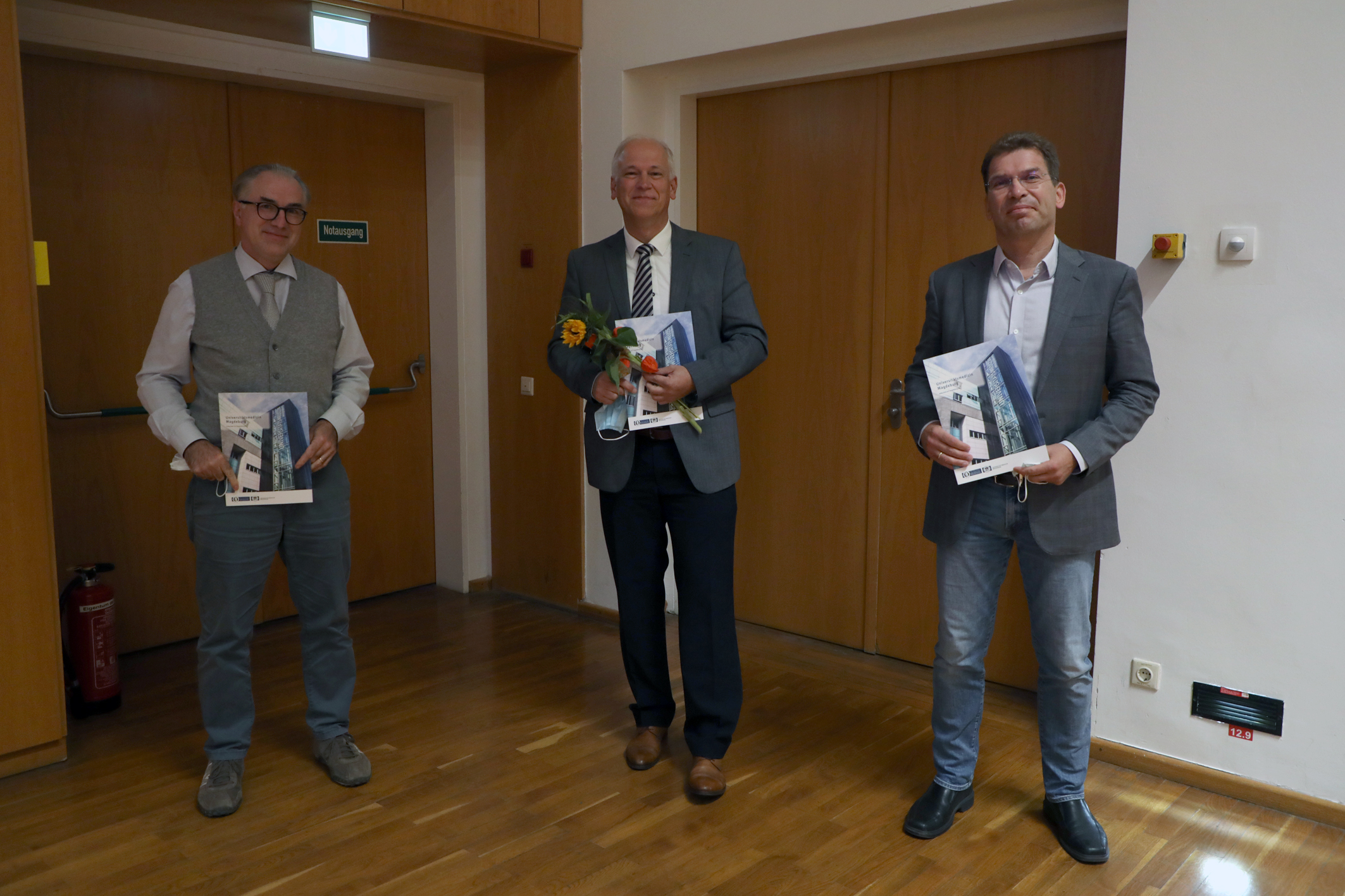 Prof. Thieme, Prof. Arens, Prof. Schostak